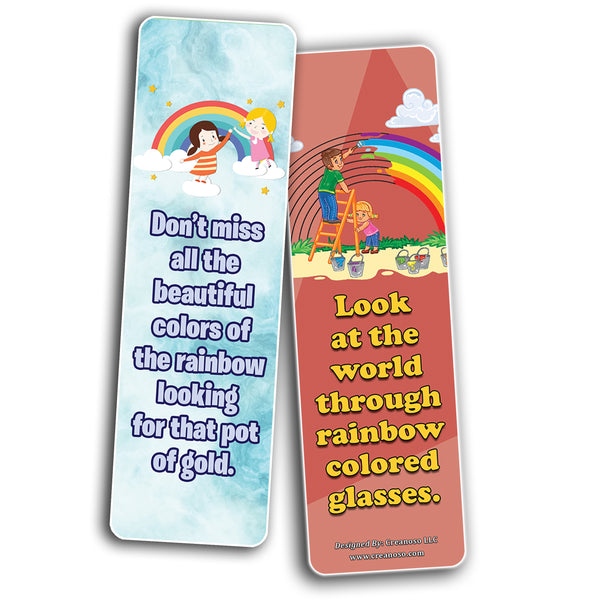 Positive Days Rainbow Bookmarks - (60 Pack)