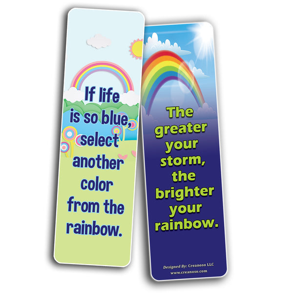 Positive Days Rainbow Bookmarks - (30 Pack)
