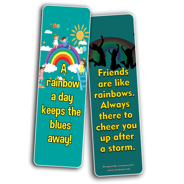 Positive Days Rainbow Bookmarks - (60 Pack)