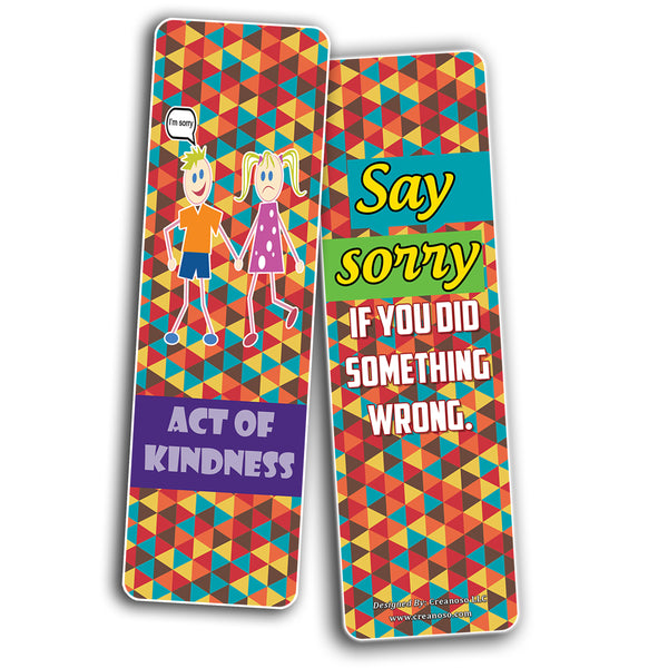 Colorful Act of Kindness Bookmarks (30-Pack) Premium Quality Gift Ideas for All Occasions - Stocking Stuffers Party Favor & Giveaways