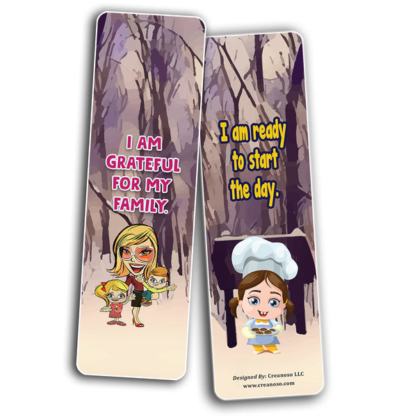 Building Confidence in Kids Bookmarks (60-Pack) Premium Quality Gift Ideas for All Occasions - Stocking Stuffers Party Favor & Giveaways
