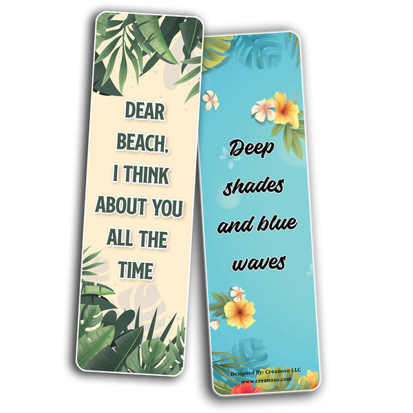 Tropical Inspired Bookmarks (5-Sets X 6 Cards)