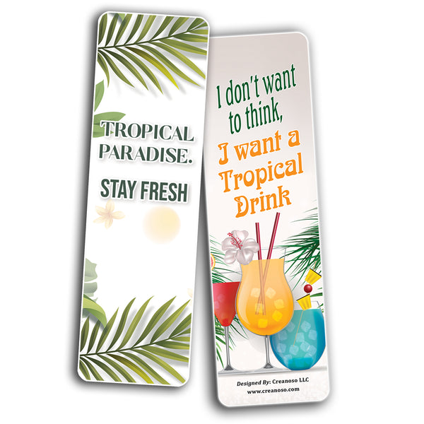 Tropical Inspired Bookmarks (5-Sets X 6 Cards)