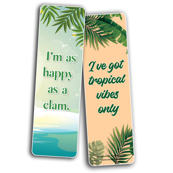 Tropical Inspired Bookmarks (5-Sets X 6 Cards)