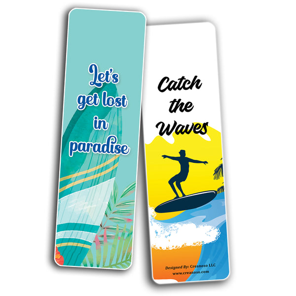 LET'S GO SURFING BOOKMARKS (10-Sets X 6 Cards)