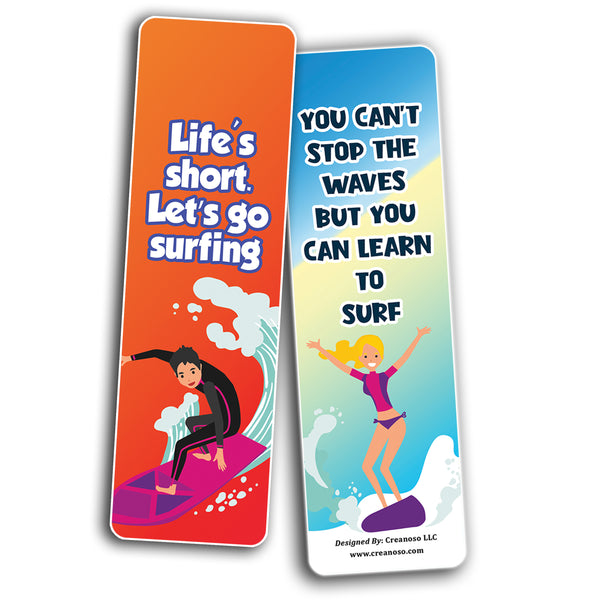 LET'S GO SURFING BOOKMARKS (10-Sets X 6 Cards)