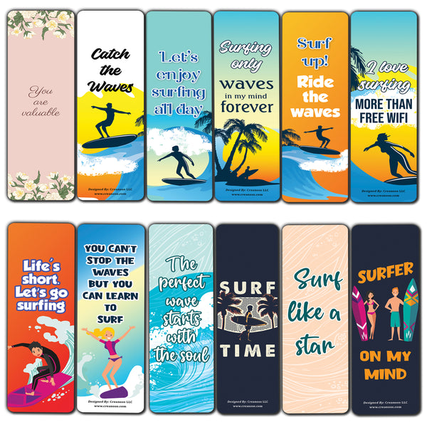 LET'S GO SURFING BOOKMARKS (10-Sets X 6 Cards)