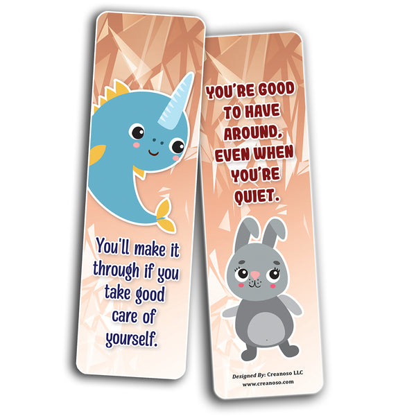 Cute Critter Quotes Bookmarks (5-Sets X 6 Cards)
