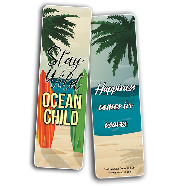 Summer themed bookmarks (10-Sets X 6 Cards)