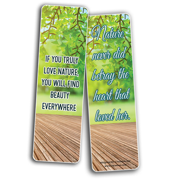I love nature Bookmarks (2-Sets X 6 Cards)