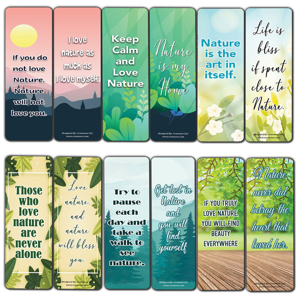 I love nature Bookmarks (10-Sets X 6 Cards)