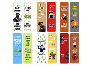 Creanoso Funny Bookmark Series 2 - Monet Jokes - Motivating and Humorous Monet Related Quotes