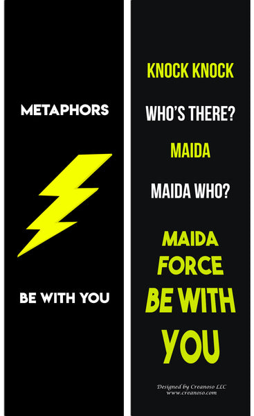 Creanoso Funny Bookmarks Series 3 - Movie Jokes - Funny and Cool Bookmarker Cards