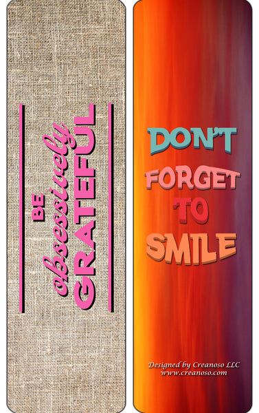 Creanoso She designed a Life She Loved Bookmarks (60-Pack) - Six Assorted Quality Bookmarker Cards Bulk Set Ã¢â‚¬â€œ Premium Gift for Girls, Teens, & Women, Adults Ã¢â‚¬â€œ Party Favors
