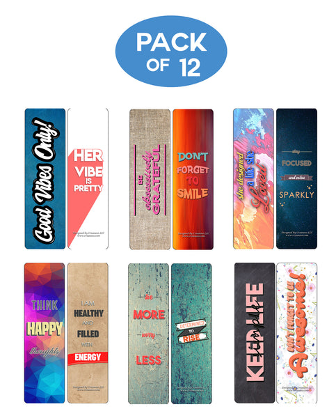 Creanoso She Designed A Life She Loved Bookmarks - Stocking Stuffers Premium Gift Set