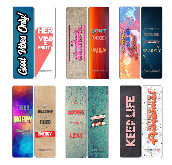 Creanoso She Designed A Life She Loved Bookmarks - Stocking Stuffers Premium Gift Set