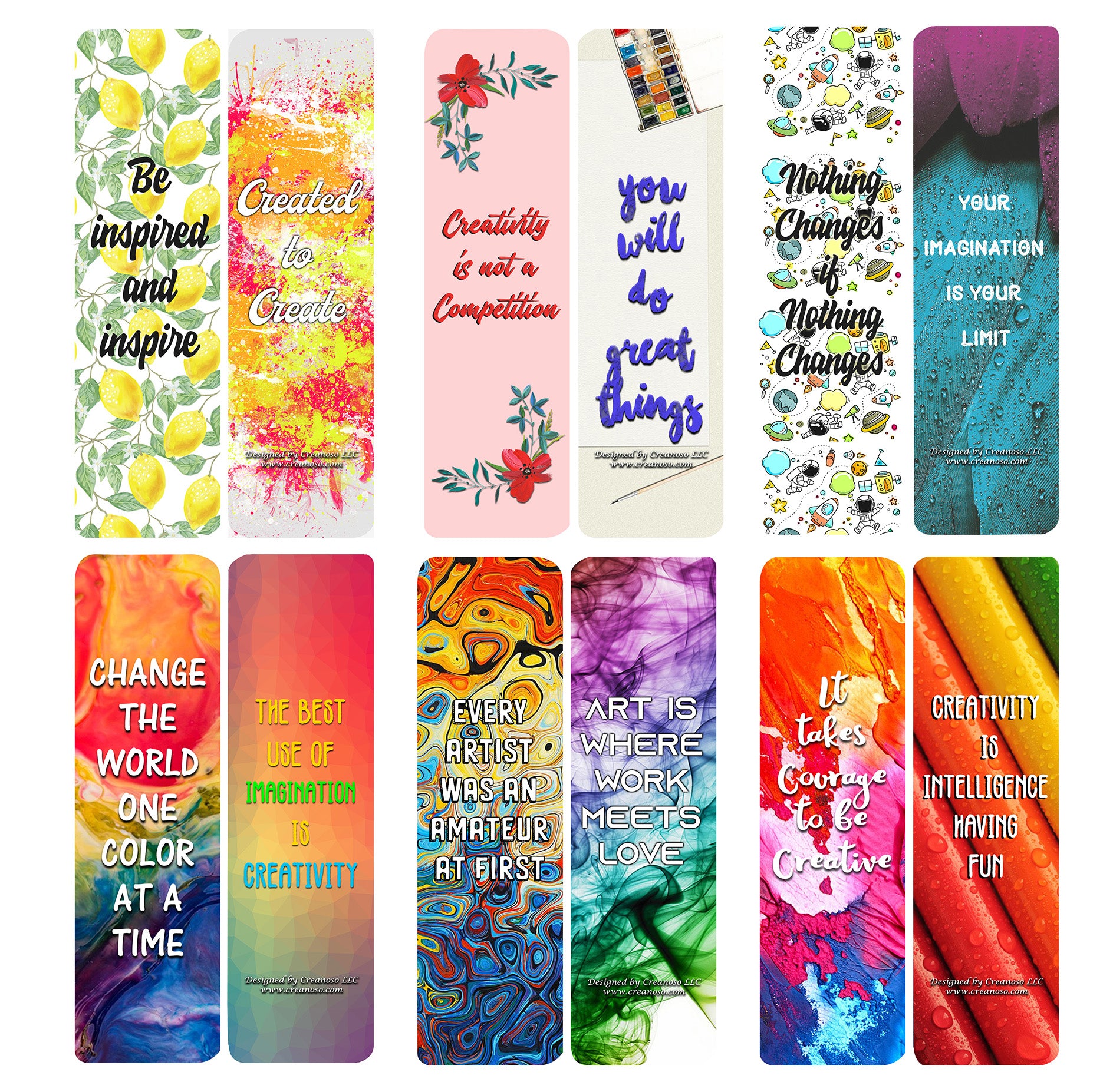 Creanoso Inspiring Quotes for Artists  - Awesome Stocking Stuffers