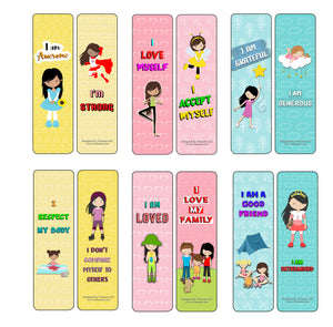 Creanoso Inspirational Cards Bookmarks for Girls - Positive Affirmations to Empower Girls ÃƒÂ¢Ã¢â€šÂ¬Ã¢â‚¬Å“ Great Collection Pack for Girls