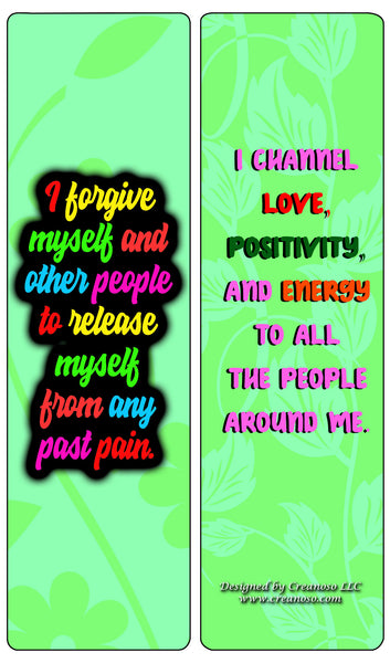 Creanoso Affirmation Cards for Women (30-Pack) - Encouraging and Motivational Quotes for Women - Stocking Stuffers Gift for Teens & Children