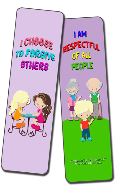 Creanoso  Positive Affirmations Cards for Kids - Awesome Bookmarks and Stocking Stuffers