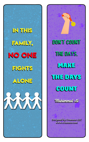 What Cancer Cannot Do Bookmarks Cards (60-Pack) - Positive Affirmations to Encourage Cancer Survivors and Family Members