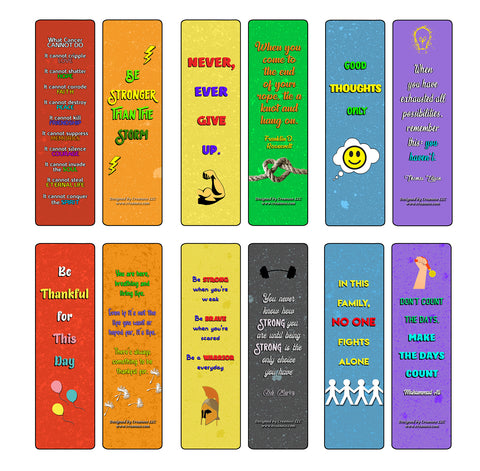 What Cancer Cannot Do Bookmarks Cards (30-Pack) - Inspirational Get Well Soon Gift for Cancer Patients/Encouragement
