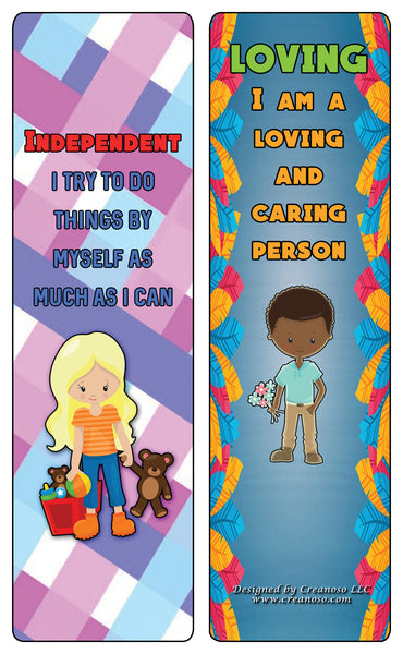 Creanoso Powerful Character Traits Bookmarks Series 1 - Premium Gift Set
