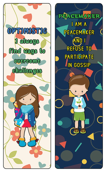 Creanoso Powerful Character Traits Bookmarks Series 1 - Premium Gift Set