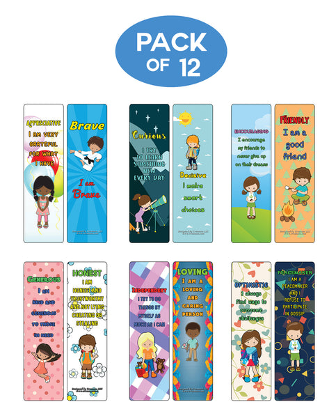 Creanoso Powerful Character Traits Bookmarks Series 1 - Premium Gift Set