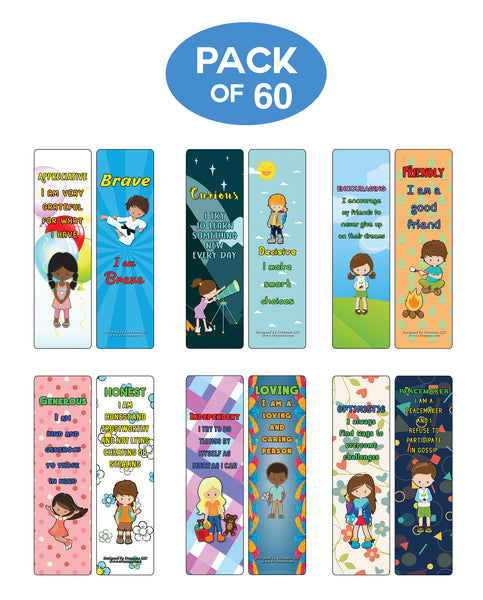 Creanoso Powerful Character Traits Bookmarks Series 1 - Premium Gift Set