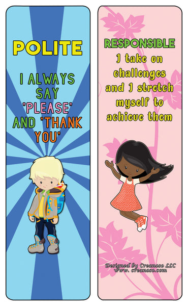Creanoso Powerful Character Traits Bookmarks Series 2 - Premium Gift Set