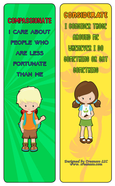 Creanoso Powerful Character Traits Bookmarks Series 2 - Premium Gift Set