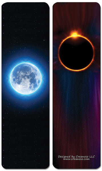 Creanoso Galaxy Bookmarks Series 3 - Colorful & Unique Outer Space Design