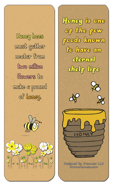 Creanoso Honey and Bee Bookmarks - Premium Gift Cards