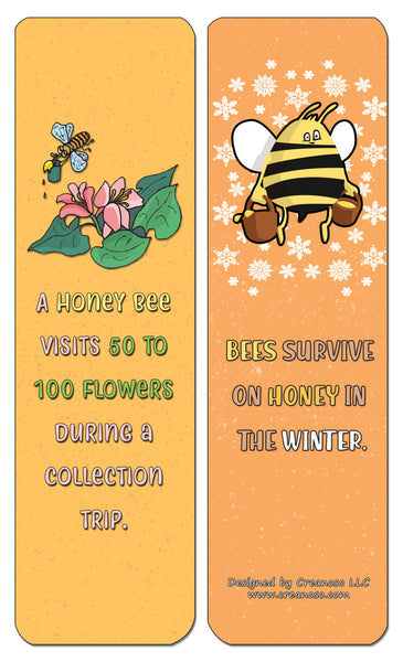 Creanoso Honey and Bee Bookmarks - Premium Gift Cards
