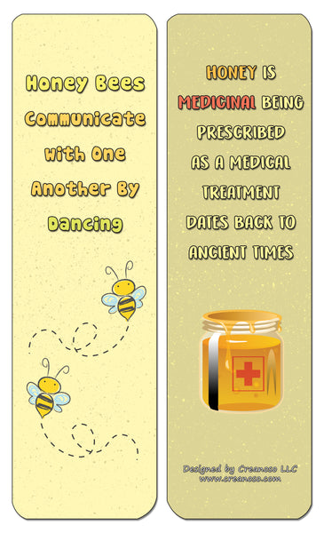 Creanoso Honey and Bee Bookmarks - Premium Gift Cards