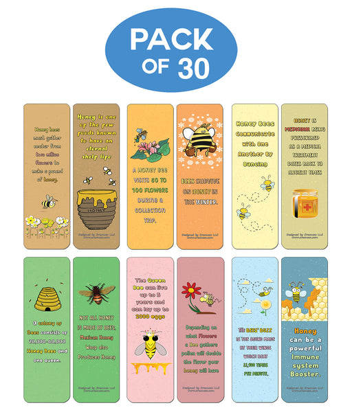 Creanoso Honey and Bee Bookmarks - Premium Gift Cards