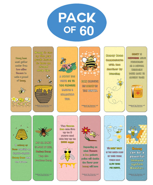 Creanoso Honey and Bee Bookmarks - Premium Gift Cards