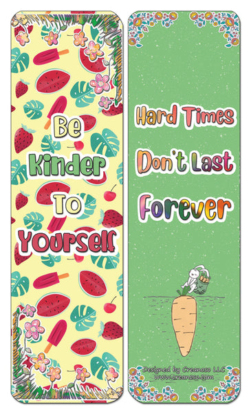 Creanoso Confidence Positive Motivational Bookmarks - Premium Gift Set