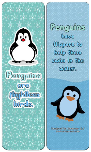Creanoso Penguin Bookmarks - Premium Gift Set
