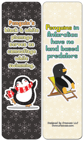 Creanoso Penguin Bookmarks - Premium Gift Set