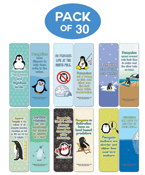 Creanoso Penguin Bookmarks - Premium Gift Set
