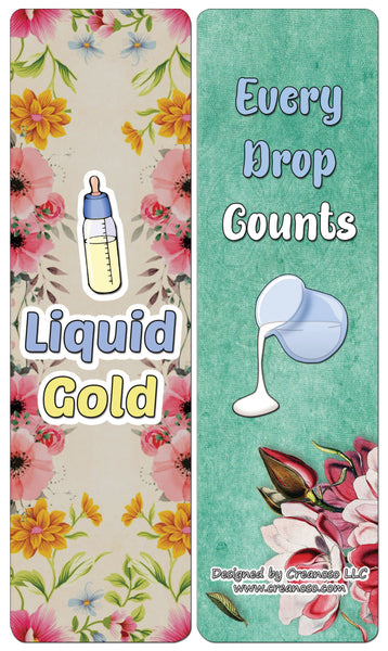Creanoso Breastfeeding Cards (30-Pack) - Assorted Designs for Mothers - Classroom Reward Incentives for Females - Stocking Stuffers Party Favors & Giveaways for Teens & Adults