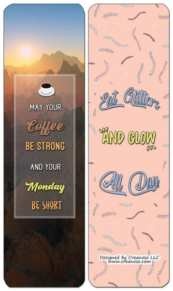 Creanoso Weekday Inspirations Bookmarks - Inspirational Stocking Stuffers