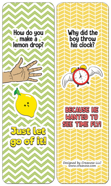 Creanoso Jokes for Kids Series Bookmarks Cards - Series 3 - Funny Gift Ideas and Stocking Stuffers