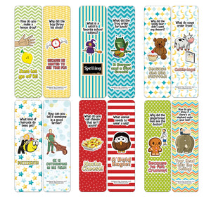 Creanoso Jokes for Kids Series Bookmarks Cards - Series 3 - Funny Gift Ideas and Stocking Stuffers
