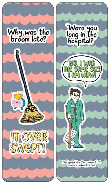 Creanoso Jokes for Kids Series Bookmarks Cards - Series 4 (60-Pack) - Premium Quality Gift Ideas for Children, Teens, & Adults for All Occasions - Stocking Stuffers Party Favor & Giveaways