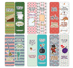Creanoso Jokes for Kids Series Bookmarks Cards - Series 4 - Stocking Stuffers and Funny Gift Cards (12-Pack)