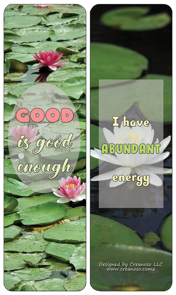 Creanoso Positive Affirmations Cards Series 2 - Cool Premium Quality Card Stock - Party Favors - DIY Kit