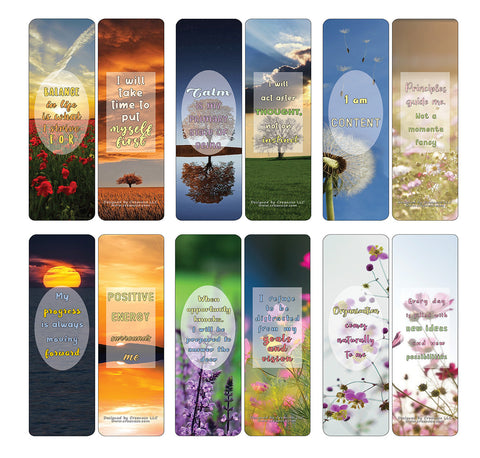 Creanoso Positive Affirmations Cards Series 4 (30-Pack) - Classroom Reward Incentives for Students and Children - Stocking Stuffers Party Favors & Giveaways for Teens & Adults